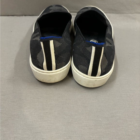 Rothy’s gray camo slide on sneakers washable stretchy women’s size 7 - Picture 4 of 5